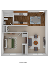 1 Bedroom 1 Bathroom